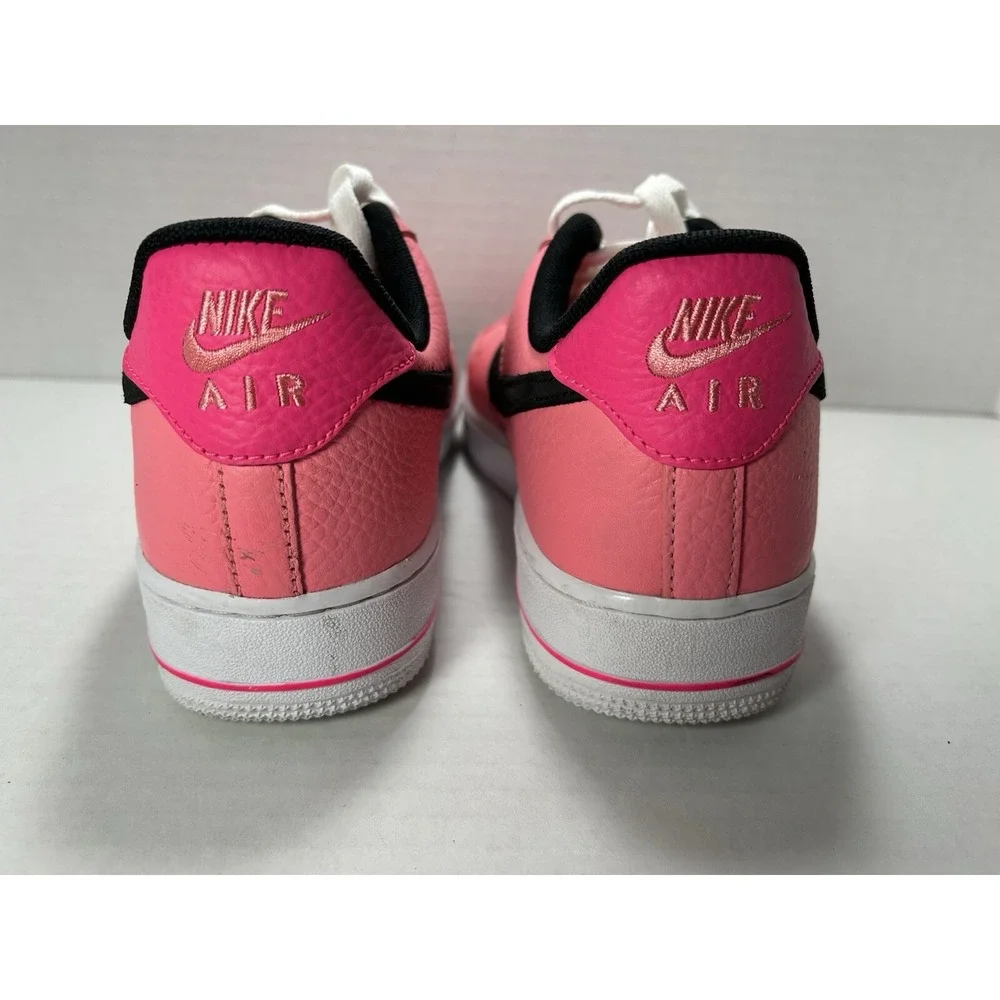Nike Air AF1 Shoes Pink‎ Gaze Black Swoosh men's 7.5 low Top DZ4861-600